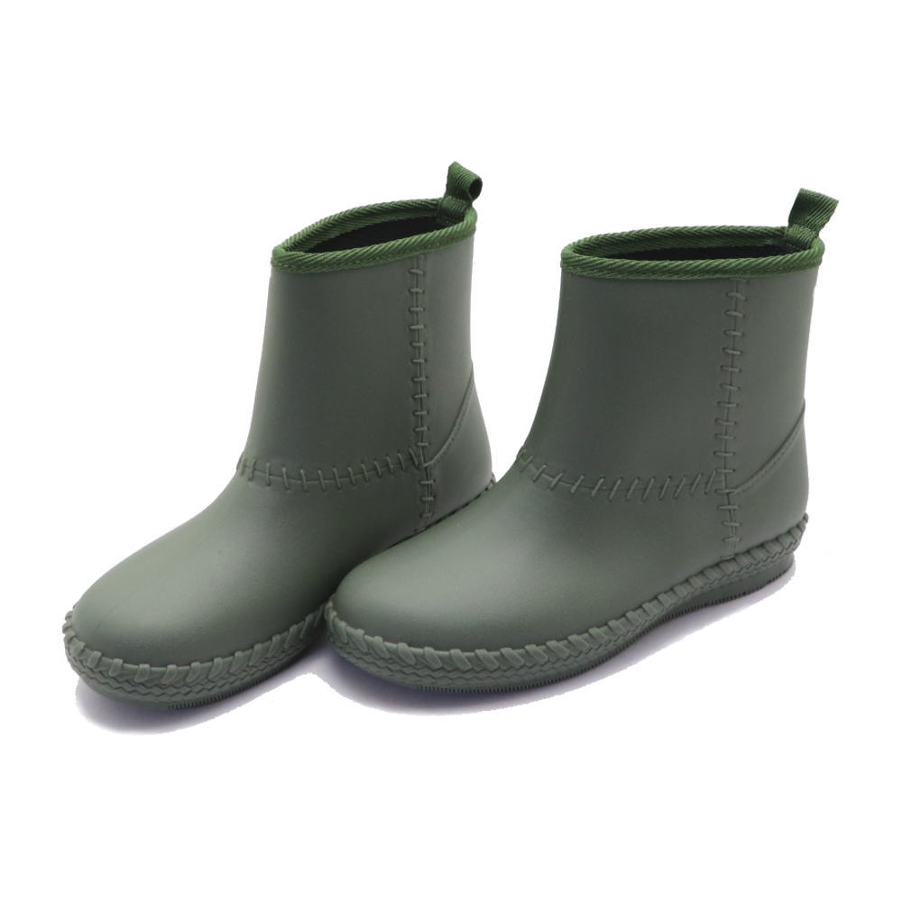 安心の日本製 レディース レインブーツ ナチュラル シンプル Charming