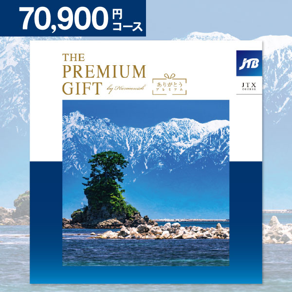 旅行 体験 カタログギフト JTBありがとうプレミアム JTX 70900円コース 送料無料 ゆうパケット配送 内祝い お返し 出産内祝い 快気祝い 香典返し 景品 賞品