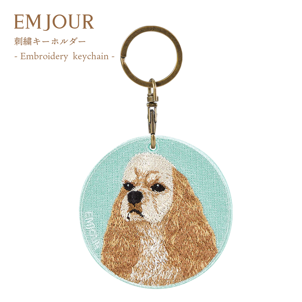 キーホルダー 犬 刺繍 イヌ ジャックラッセル ジャック ヨークシャ