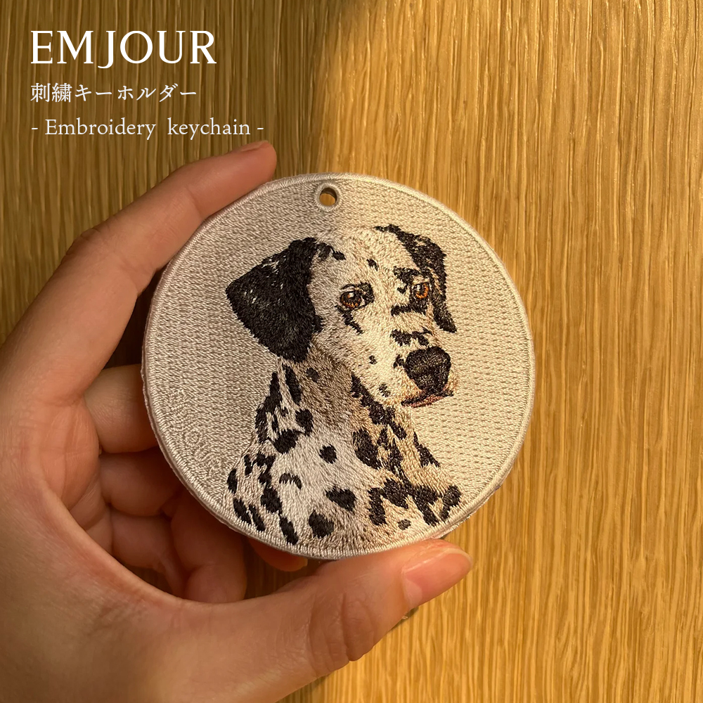 キーホルダー 犬 刺繍 イヌ コーギー シュナウザー シュナ ビーグル ボーダーコリー ボーダー ダルメシアン グッズ ペット｜aile2016｜06