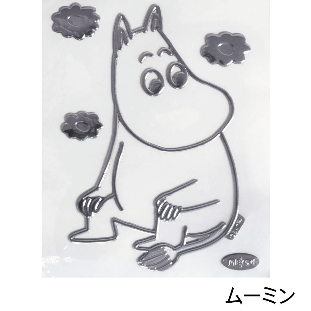 ムーミン MOOMIN エンブレム ステッカー リトルミイ ムーミン MOOMIN エンブレム ステッカー リトルミイ