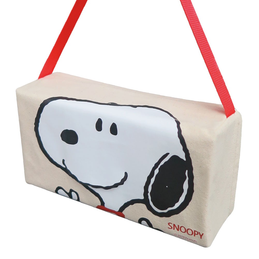 ティッシュケース スヌーピー SNOOPY 吊り下げ ピーナッツ カー
