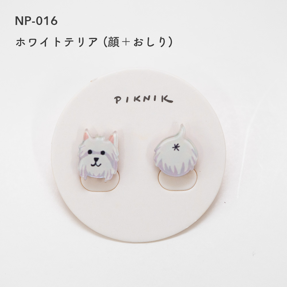 ニコピン 犬 ピンバッジ ピンブローチ ギフト コーギー 柴犬 プードル