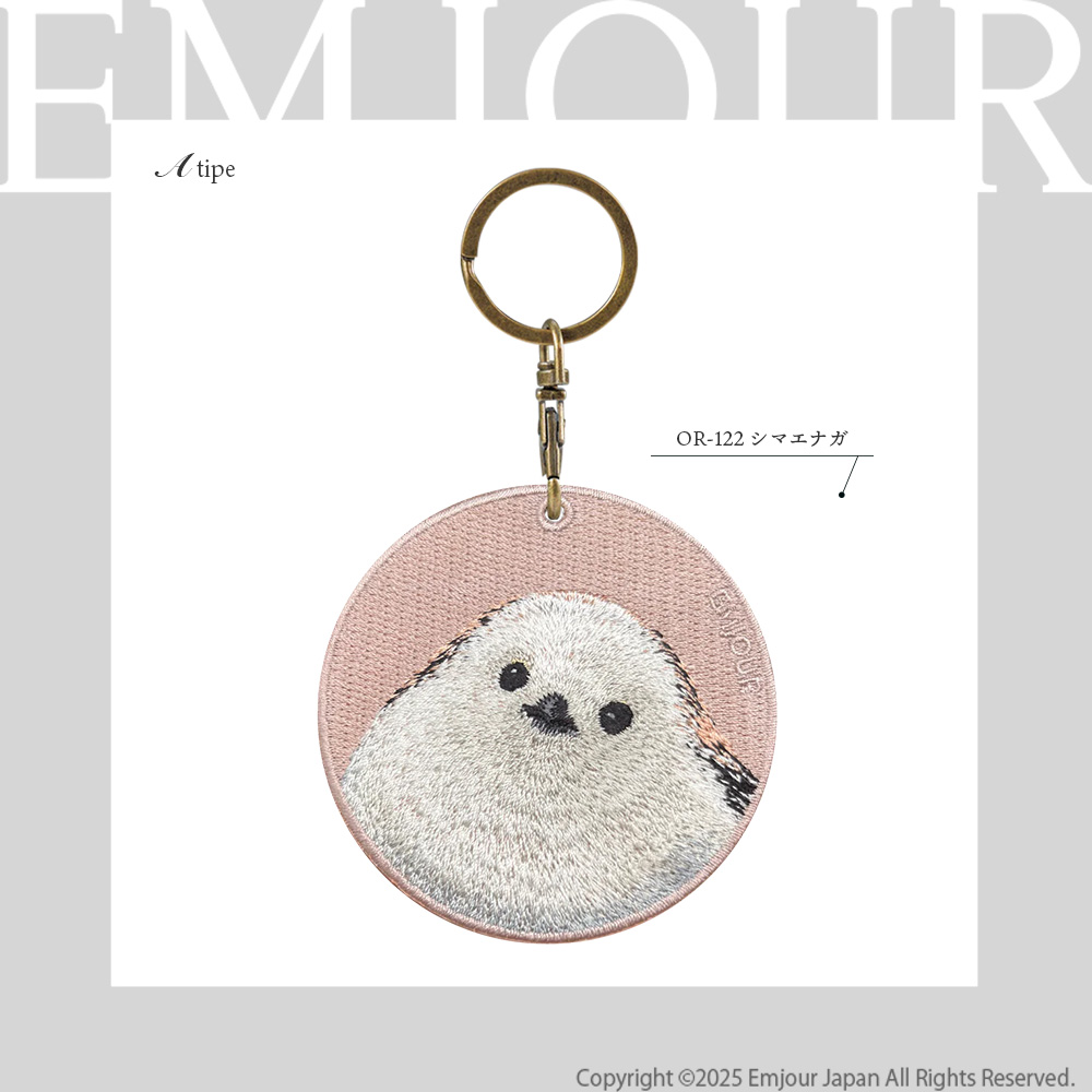 CHARM'S（チャームス） キーホルダー 刺繍 鳥 小鳥 動物 アニマル