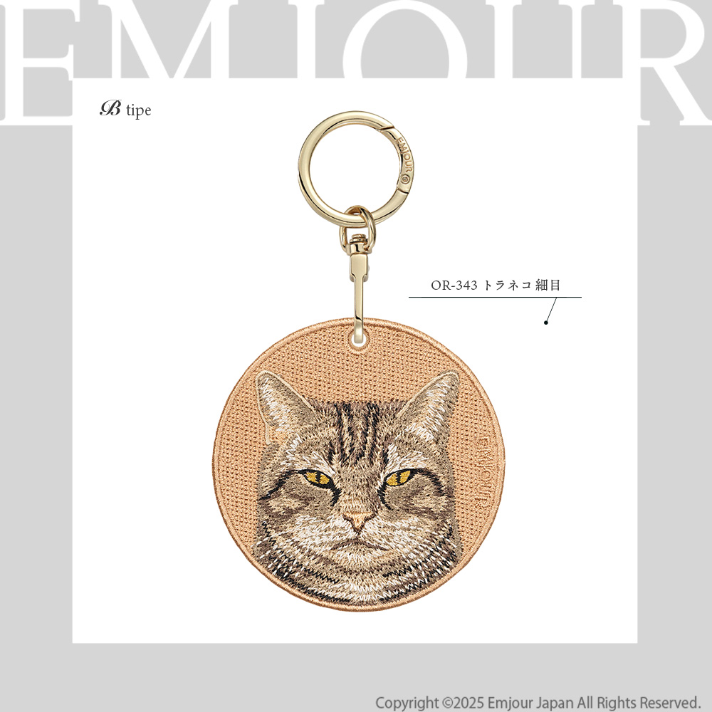 キジトラネコ　キーホルダーなし9点セット キジトラ猫のアクリルキーホルダー | iichi 日々の暮らしを心地よく