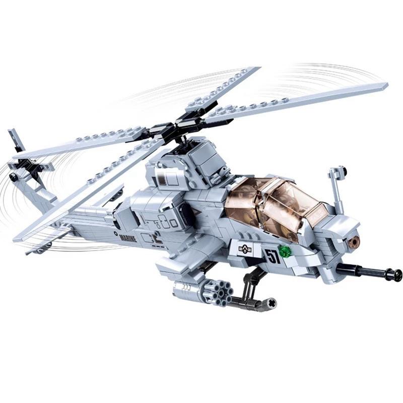 ブロック互換 互換品 レゴミリタリー AH-1Z ヴァイパー 攻撃