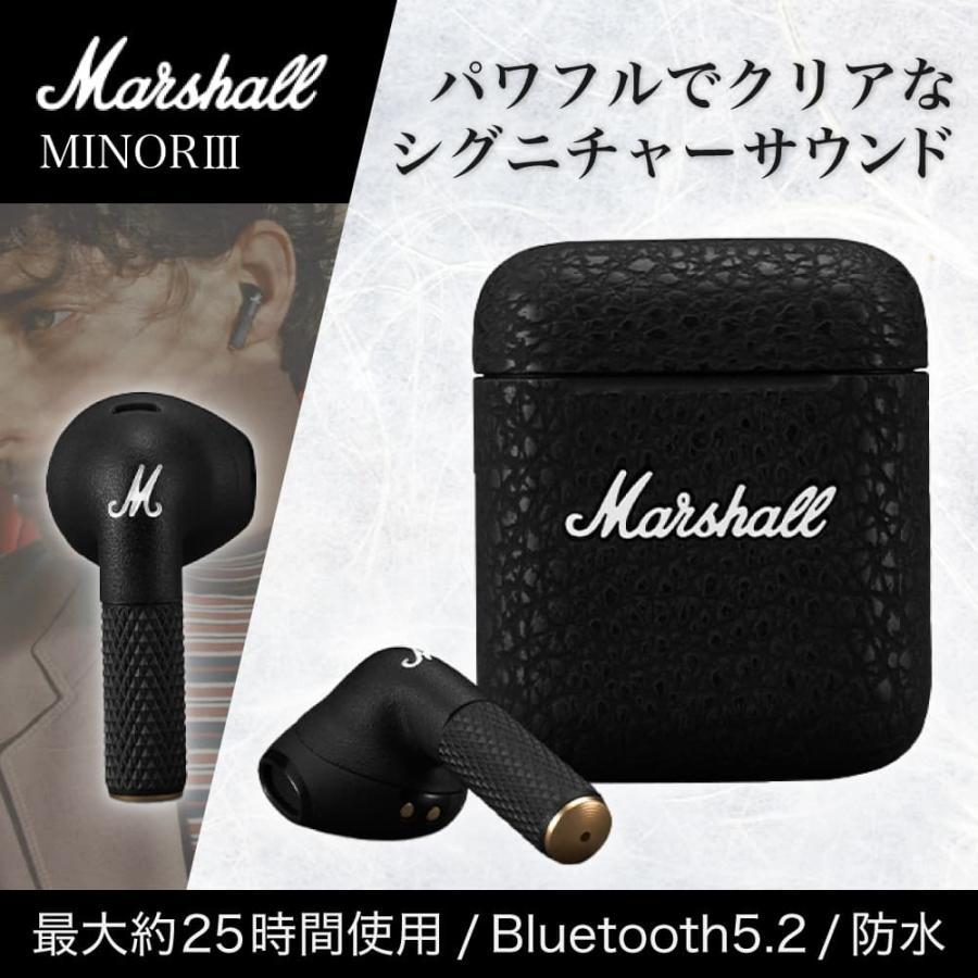 送料無料】Marshall Minor III Black ワイヤレス イヤホン ブラック 