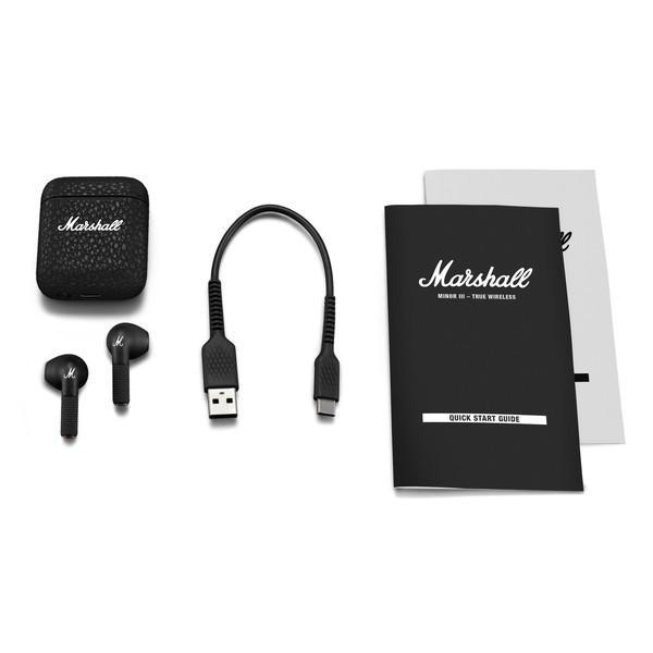 送料無料】Marshall Minor III Black ワイヤレス イヤホン ブラック 