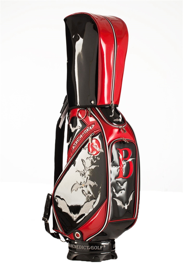 新品】軽量 LEE & BENEDICT GOLF キャディバッグ ネイビー
