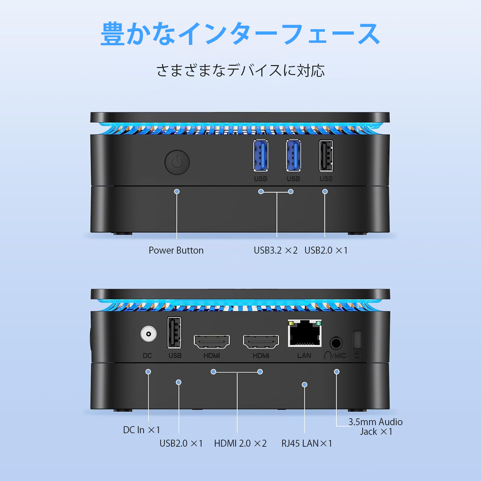 NiPoGi NIPOGI Intel N5095 ミニpc メモリ 16GB 256GB SSD 2TBまで増設