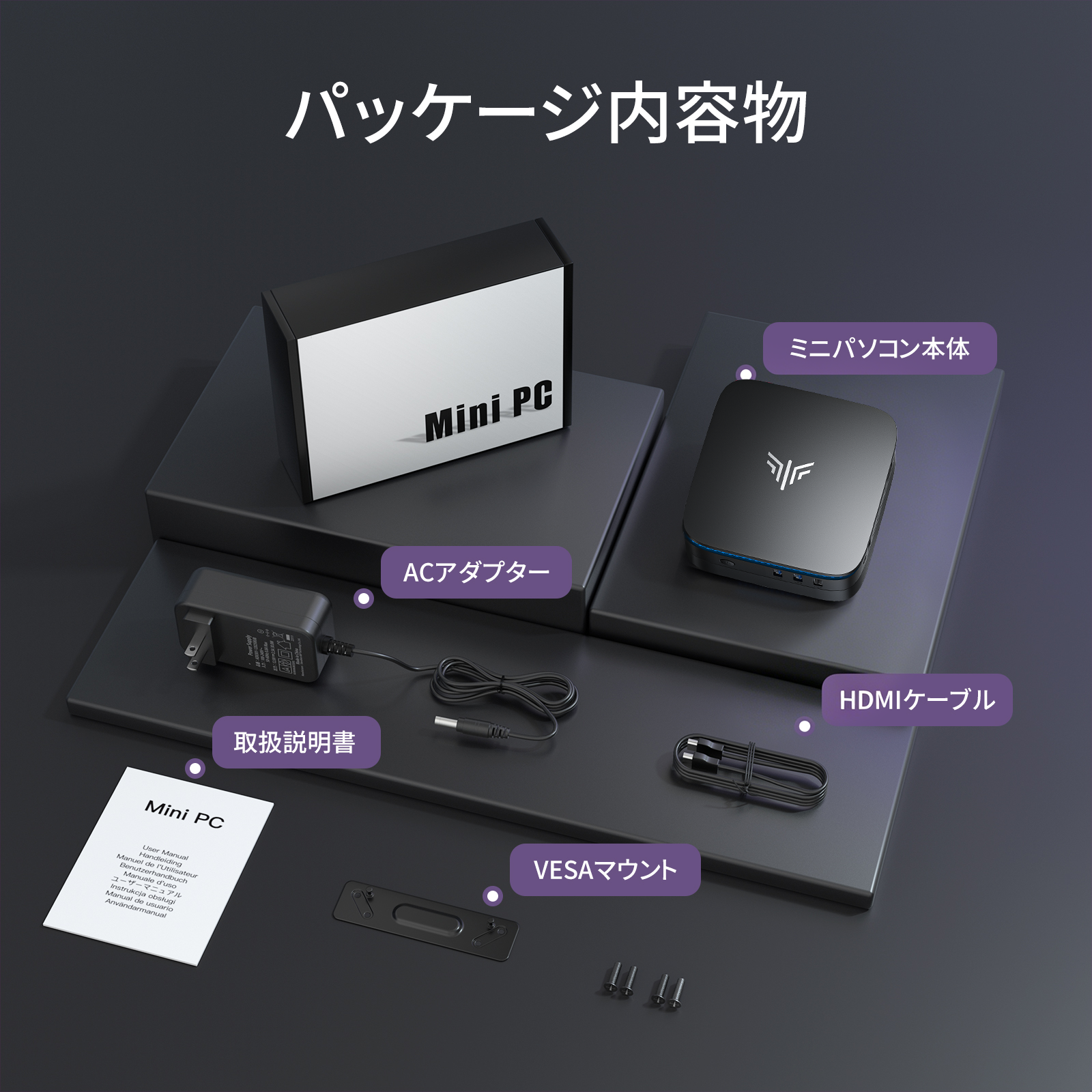 NiPoGi NIPOGI Intel N5095 ミニpc メモリ 16GB 256GB SSD 2TBまで増設