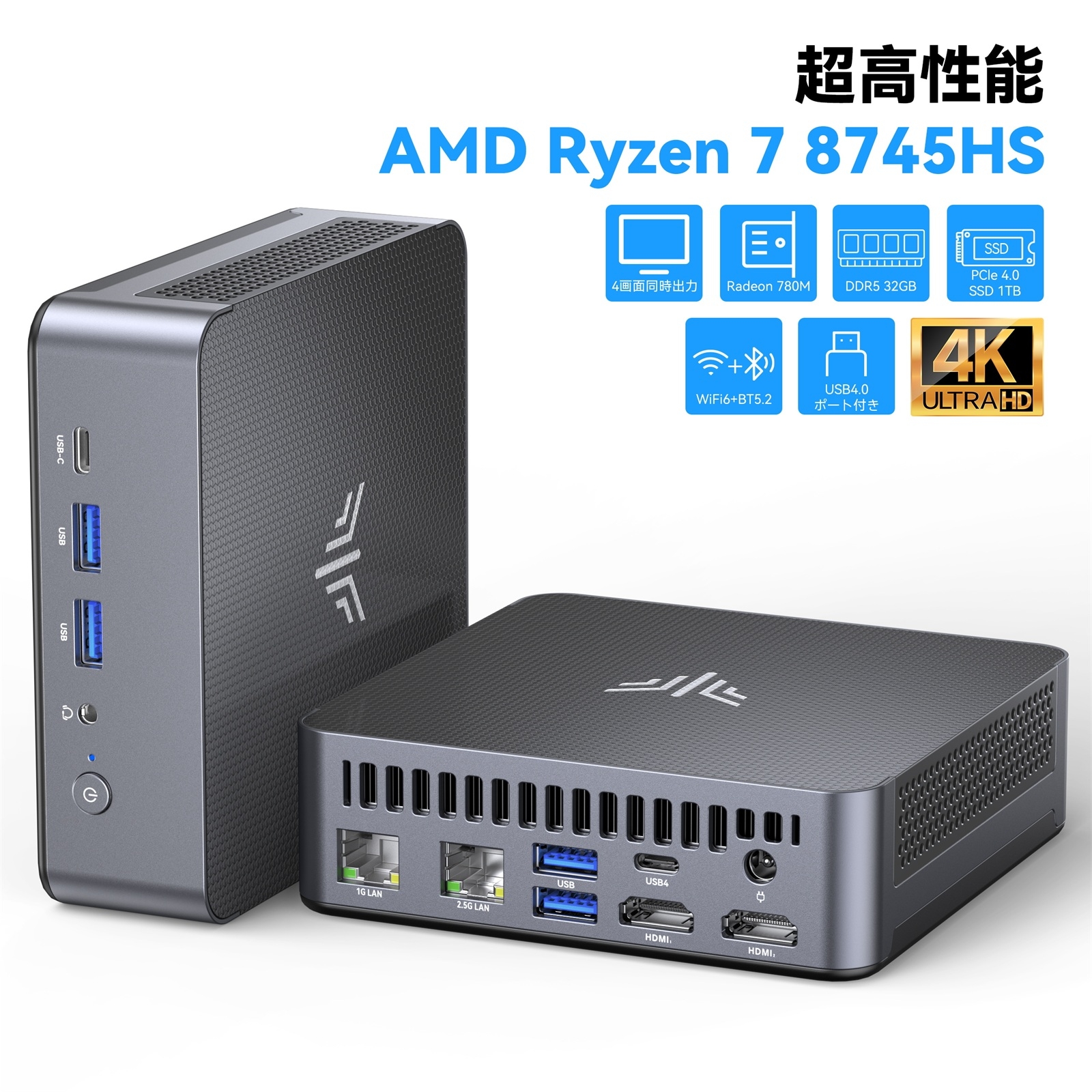 NiPoGi ミニPC N97搭載 メモリ16GB M.2 SSD 512GB Amazon.co.jp: NiPoGi ミニpc n97 mini pc 最大3.6GHz 4C/4T