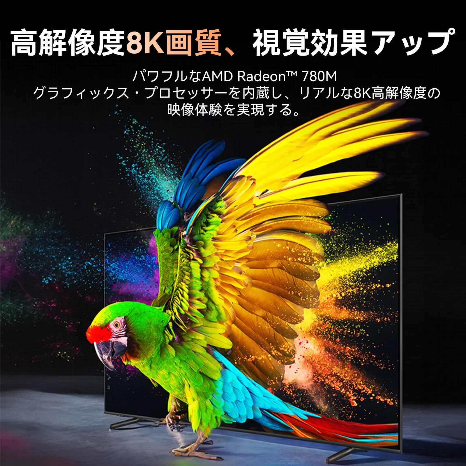 NiPoGi ミニpc Ryzen 7 8745HS mini pc 16GB DDR5 512GB M.2 NVME ミニ