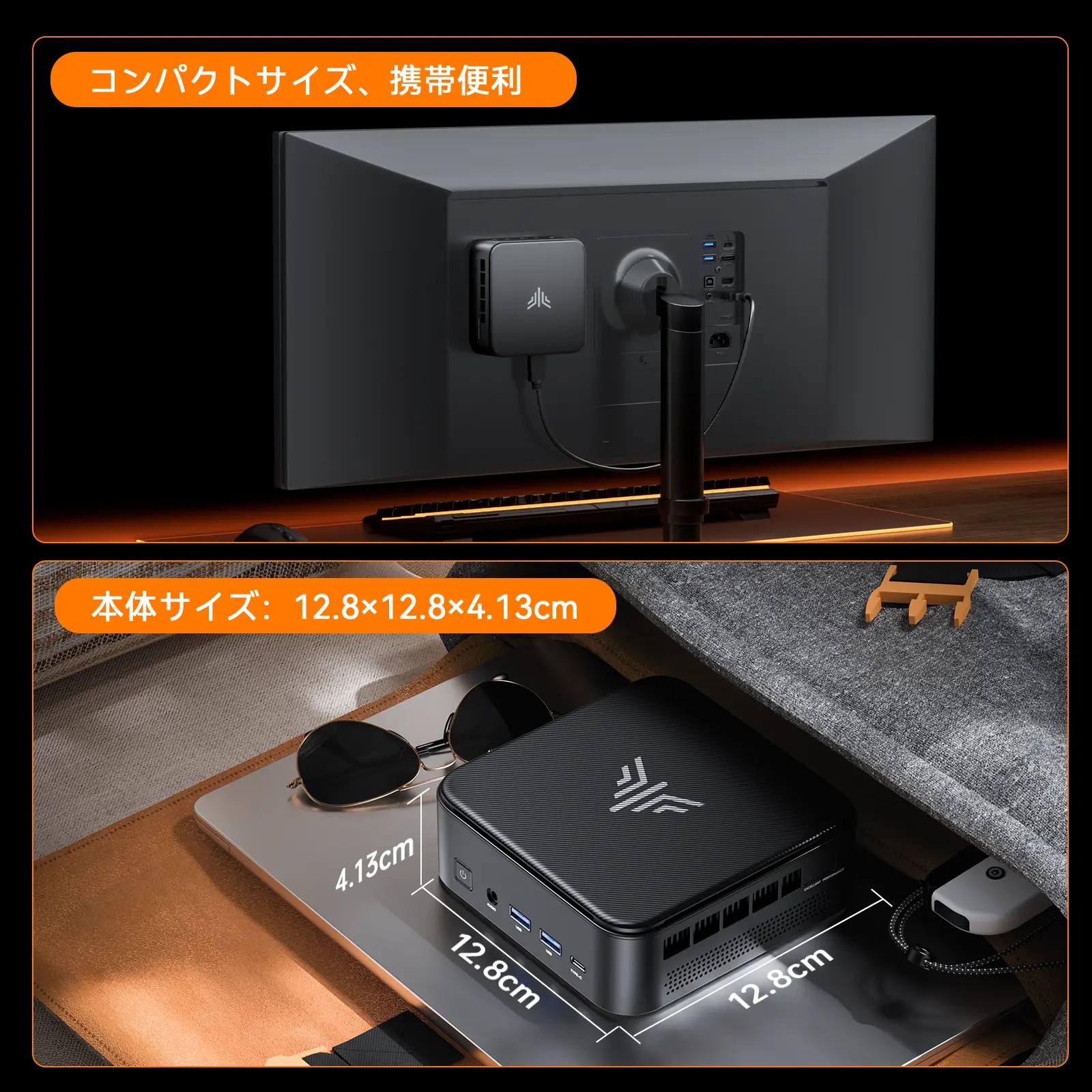 NiPoGi ゲーミング AMD Ryzen7 7735HS ミニpc ゲーミングpc 4.75GHz