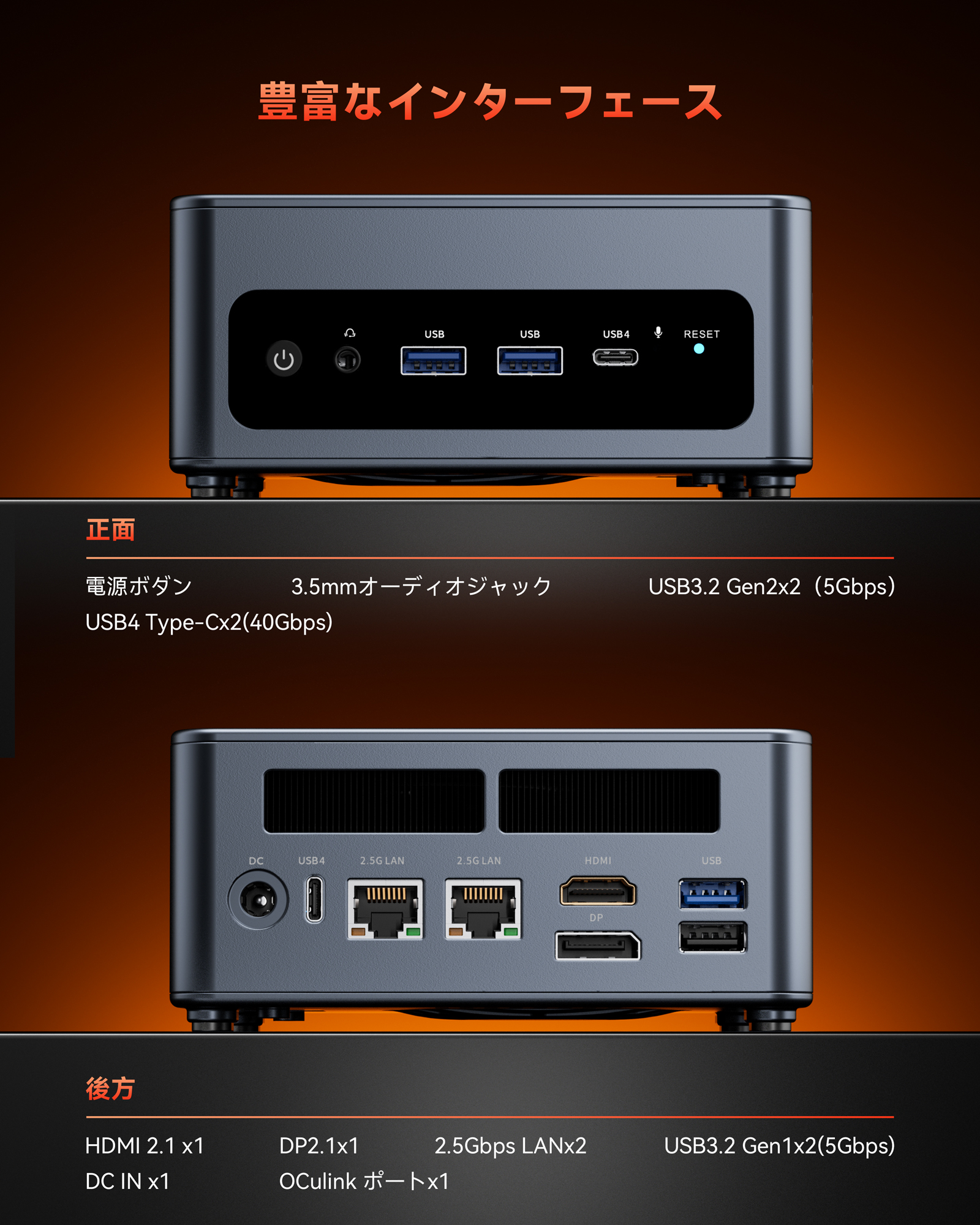 2026新型・超高速ゲーミングPC】ACEMAGIC ミニpc AMD Ryzen7 H255 (8C