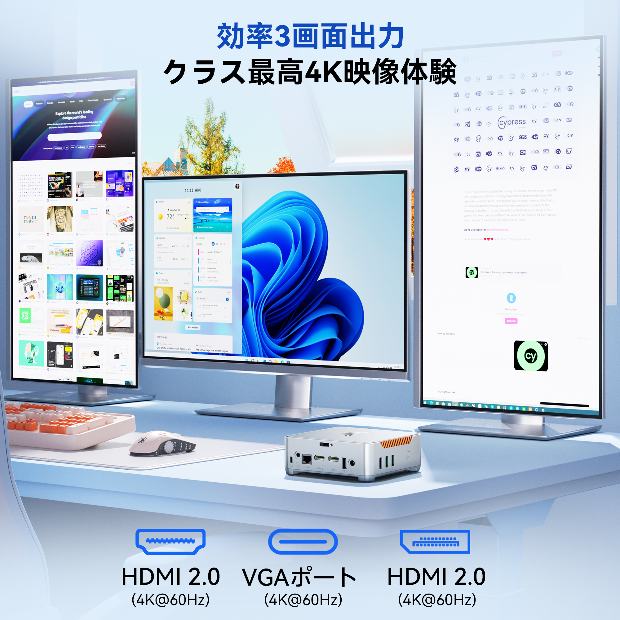 『写真追加』NiPoGi ミニPC 256GB RAM 12GB NiPoGi Intel N5030 ミニpc メモリ 12GB 256GB SSD Windows11PRO 4C/4T