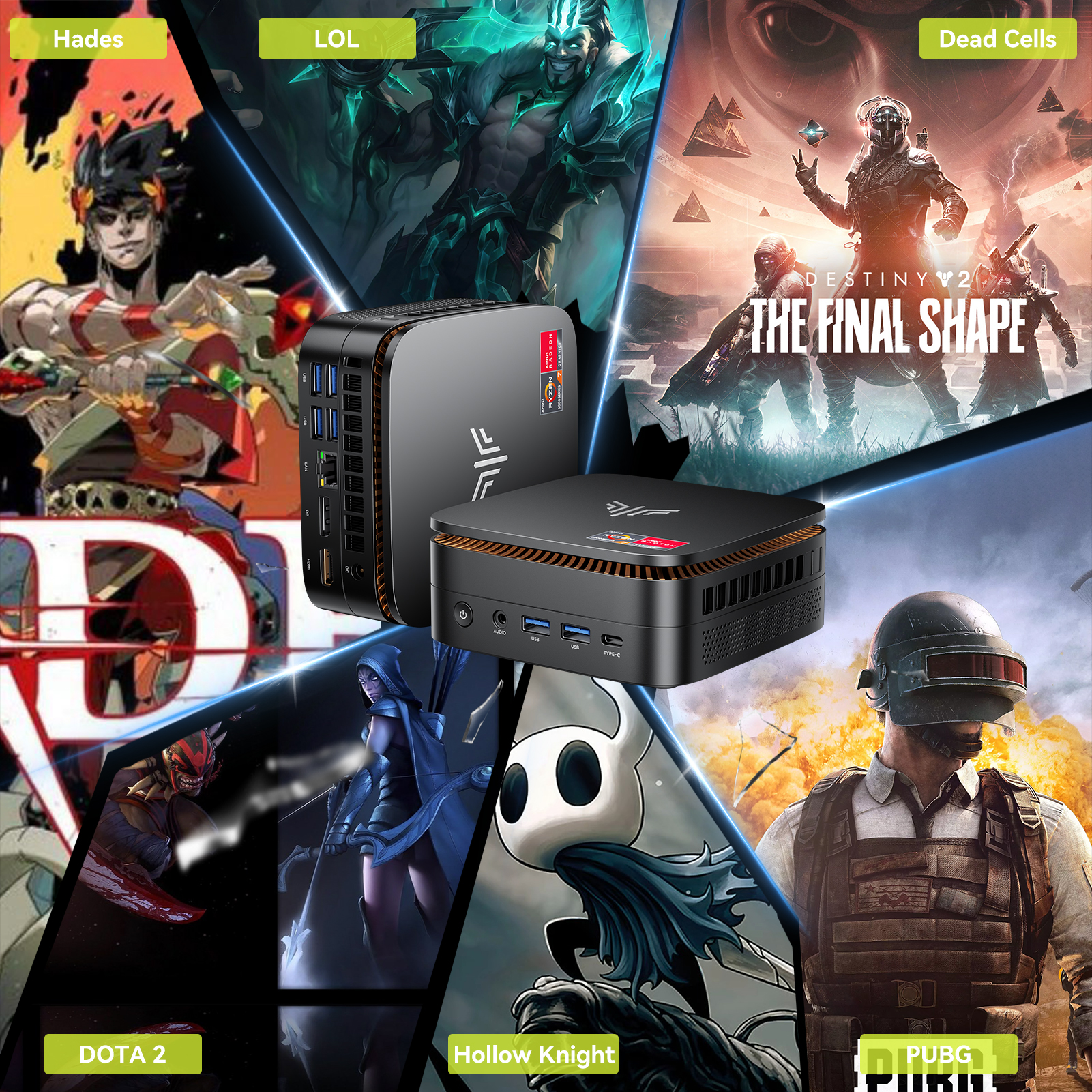 OEM Key保証 ミニPC【AMD Ryzen7 7735HS 16GB+512GB】 ミニPC