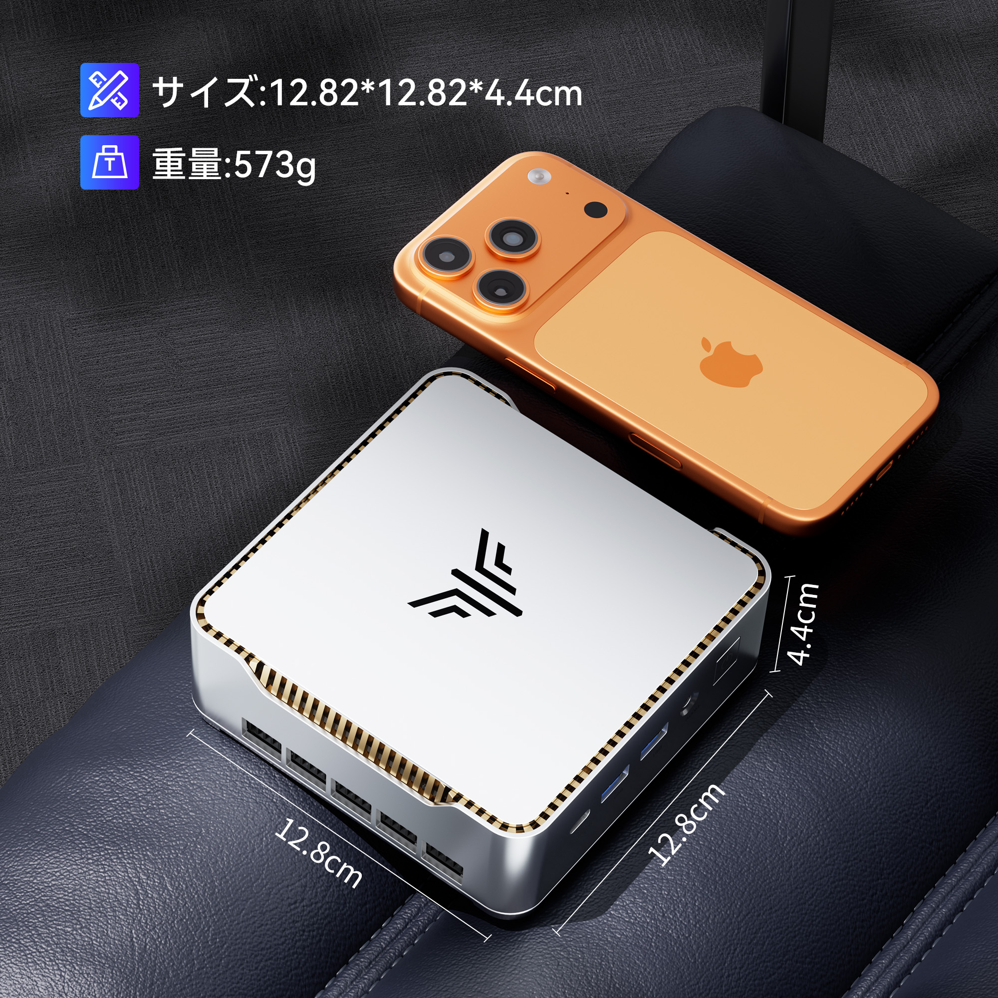 NIPOGI ミニPC インテル Core i5-14450HX搭載 32GB DDR4 1TB M.2 2280