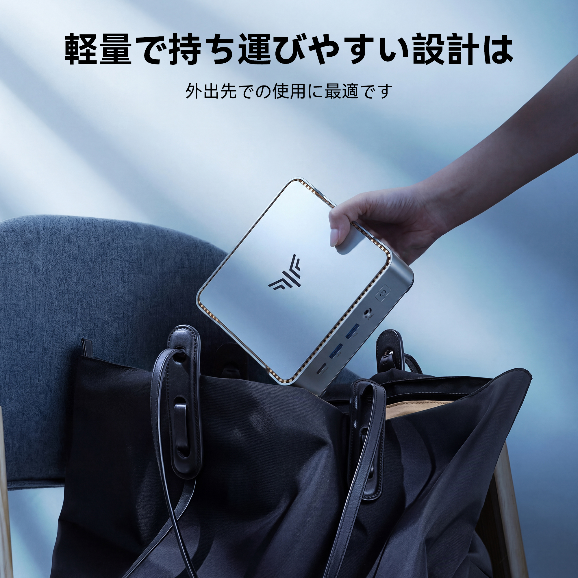 NIPOGI ミニPC インテル Core i5-14450HX搭載 32GB DDR4 1TB M.2 2280