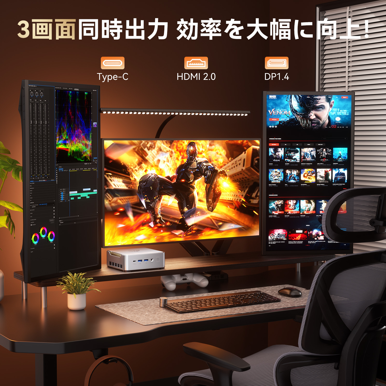 ミニPC インテル Core i9-14900HX/i7-14650HX OEM Key保証 最大5.8GHz