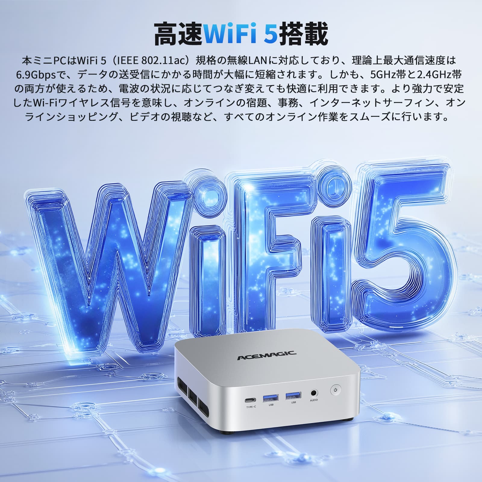 ACEMAGIC ミニPC 本体 ミニPCの天板にディスプレイ内蔵!? 今後発売予定のACEMAGIC製PC - PC Watch