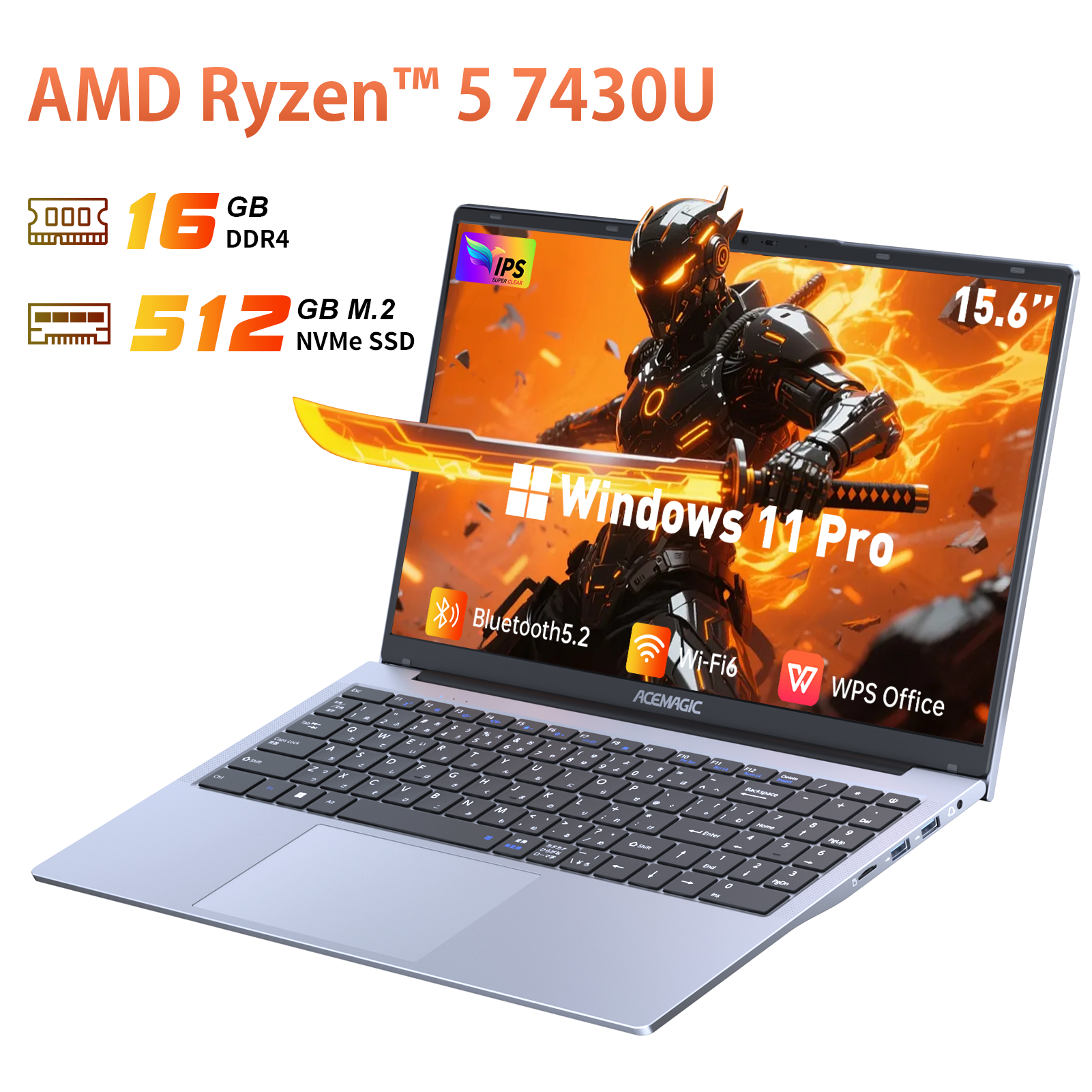 1台限定！2025年製高性能ノートPC メモリ16GB Ryzen5 7430U 6万円台でCore i5/Ryzen 5、メモリー16GB搭載！ コスパ重視のノート