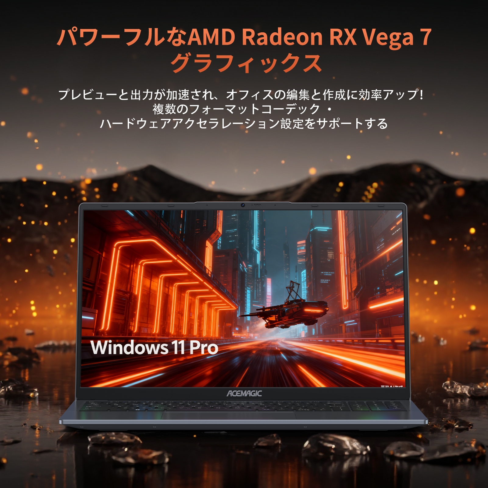 ノートパソコン AMD Ryzen5 7430U ノートPC 6C12T 15.6インチ メモリ