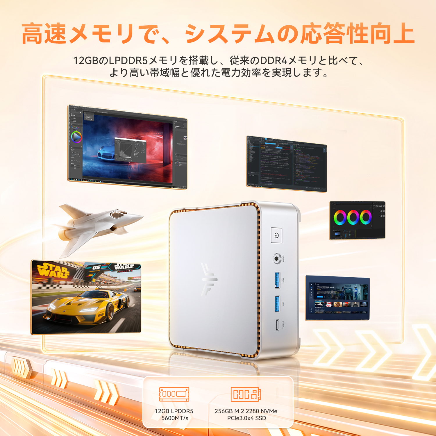 【AIミニPC登場】ミニPC Intel Co...の詳細画像3