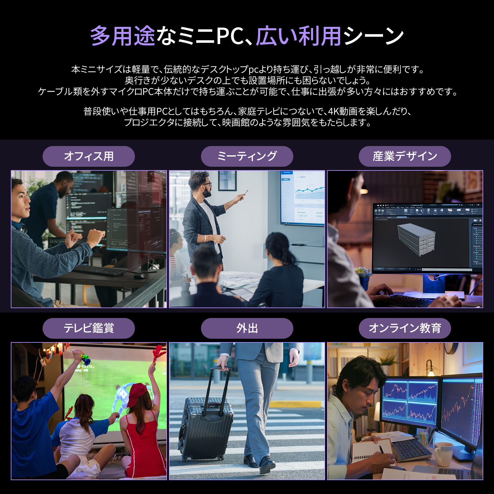 ミニPC Intel 第12世代 Alder Lake N100 デスクトップpc ミニパソコン 4C4T 16GB DDR4 1TB SSD 最大2TB増設 小型pc 3.4GHz 2画面出力 高性能 放熱静音 4K出力 |  | 19