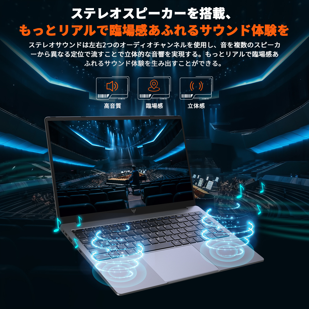 ACEMAGIC 【Office搭載】Intel最新N150 ノートパソコン 新品