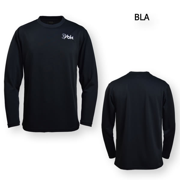 特価！2021AW最新作 ラックナイト BLACK KNIGHT バドミントン スカッシュ  ユニ ウェア  長袖プラクティスシャツ Tシャツ プラシャツ T-1250｜aimagain｜02