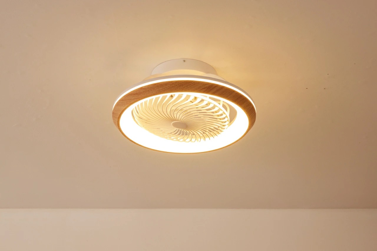 シーリングファンライト 首振り led DCモーター  シーリングライト ファン付き照明 シーリングファン 扇風機付き 省エネ タイマー機能 空気循環 静音 薄型 寝室_6
