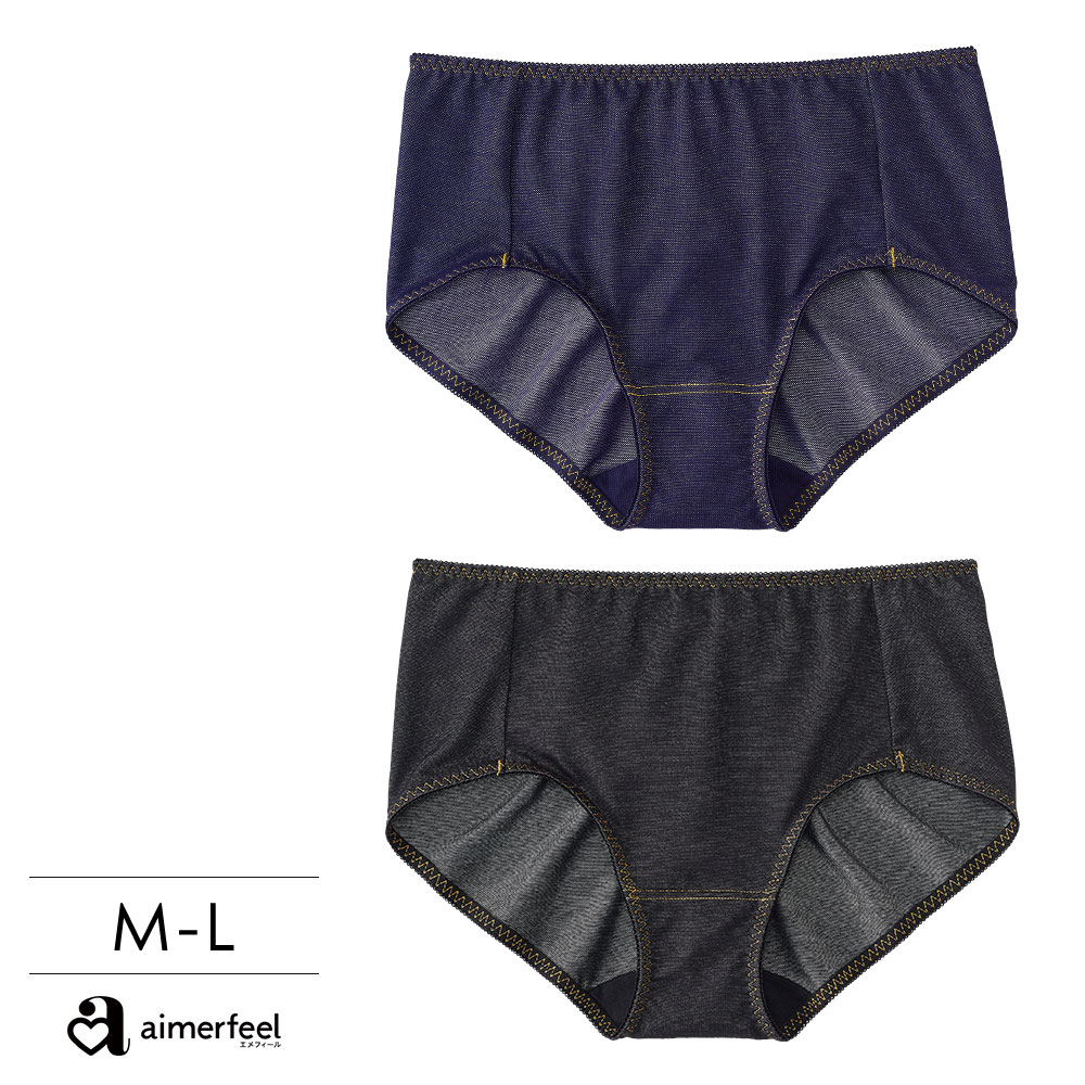 aimerfeel（エメフィール） ショーツ レディース デニム ハイウエスト