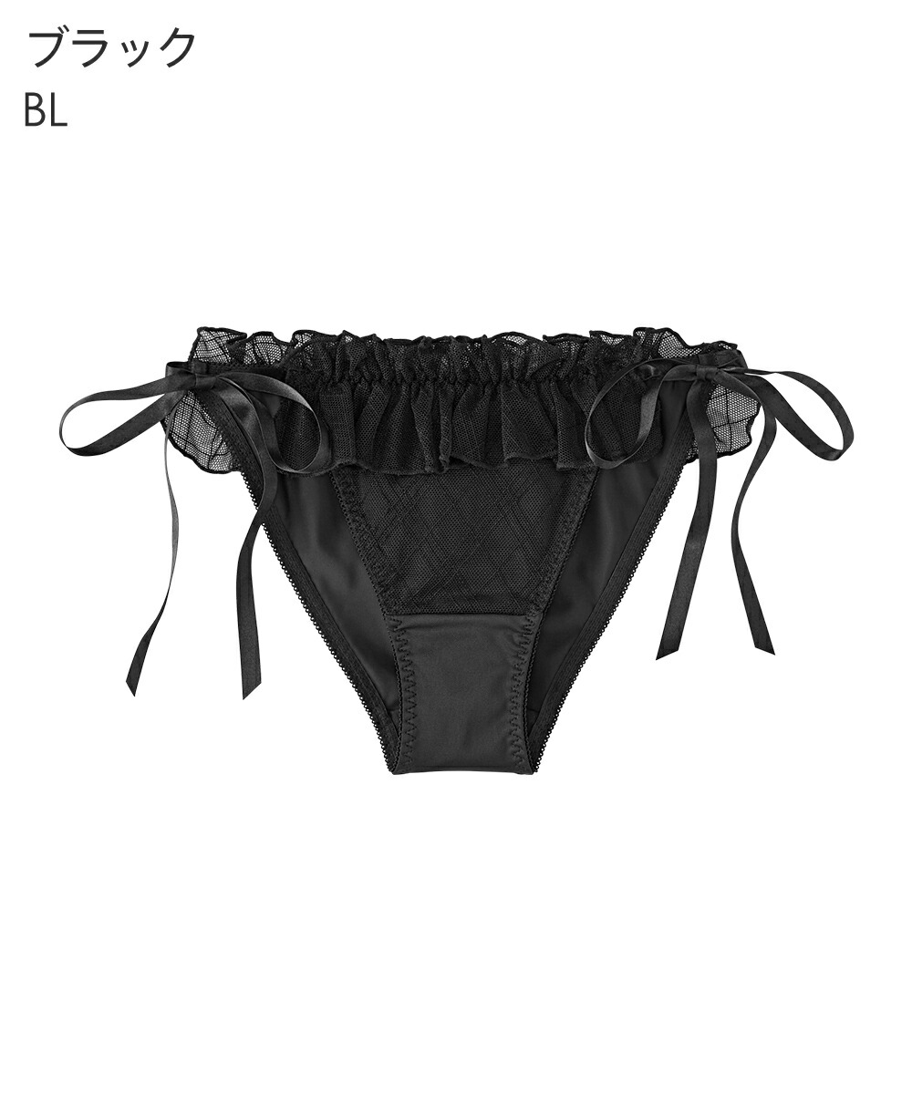 aimerfeel（エメフィール） ショーツ 単品 シアーチェック ひも ハーフ