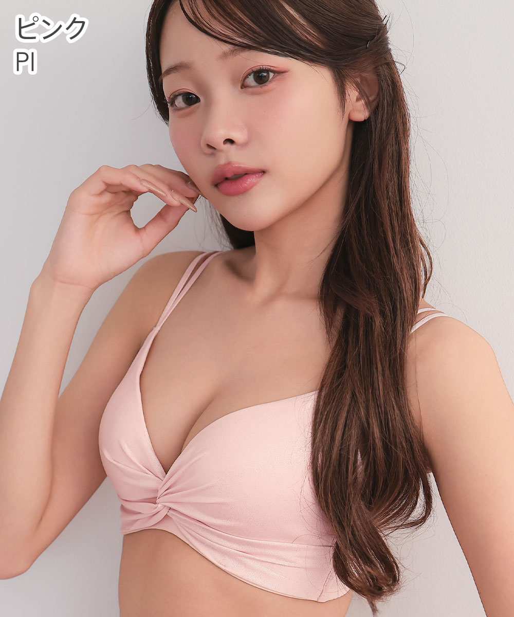 【新品】エメフィール (ブラ、ショーツ) aimerfeel（エメフィール） 30%OFF ブラジャー ショーツ セット ラメ