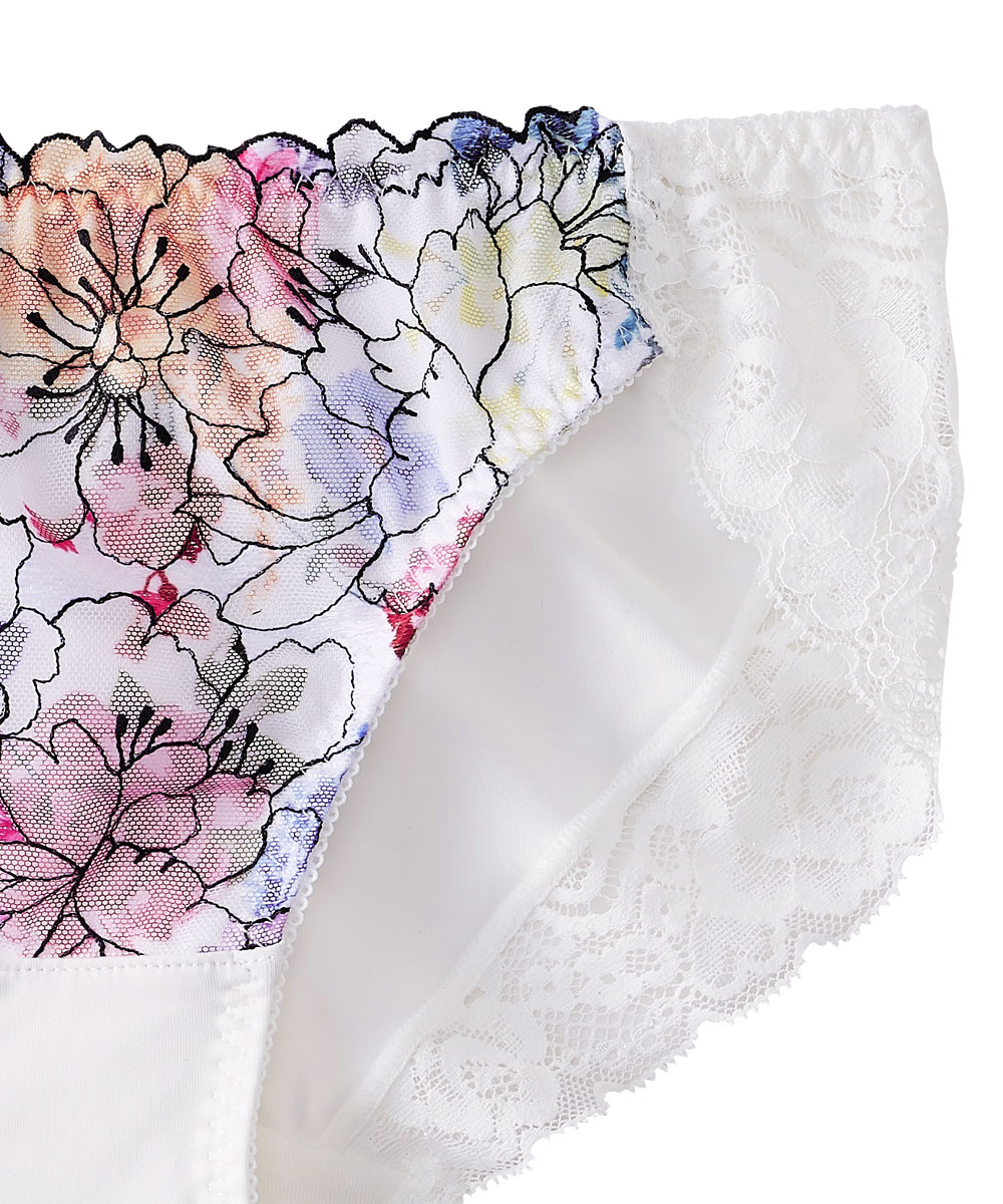 aimerfeel（エメフィール） ブラジャー ショーツ セット フラワー