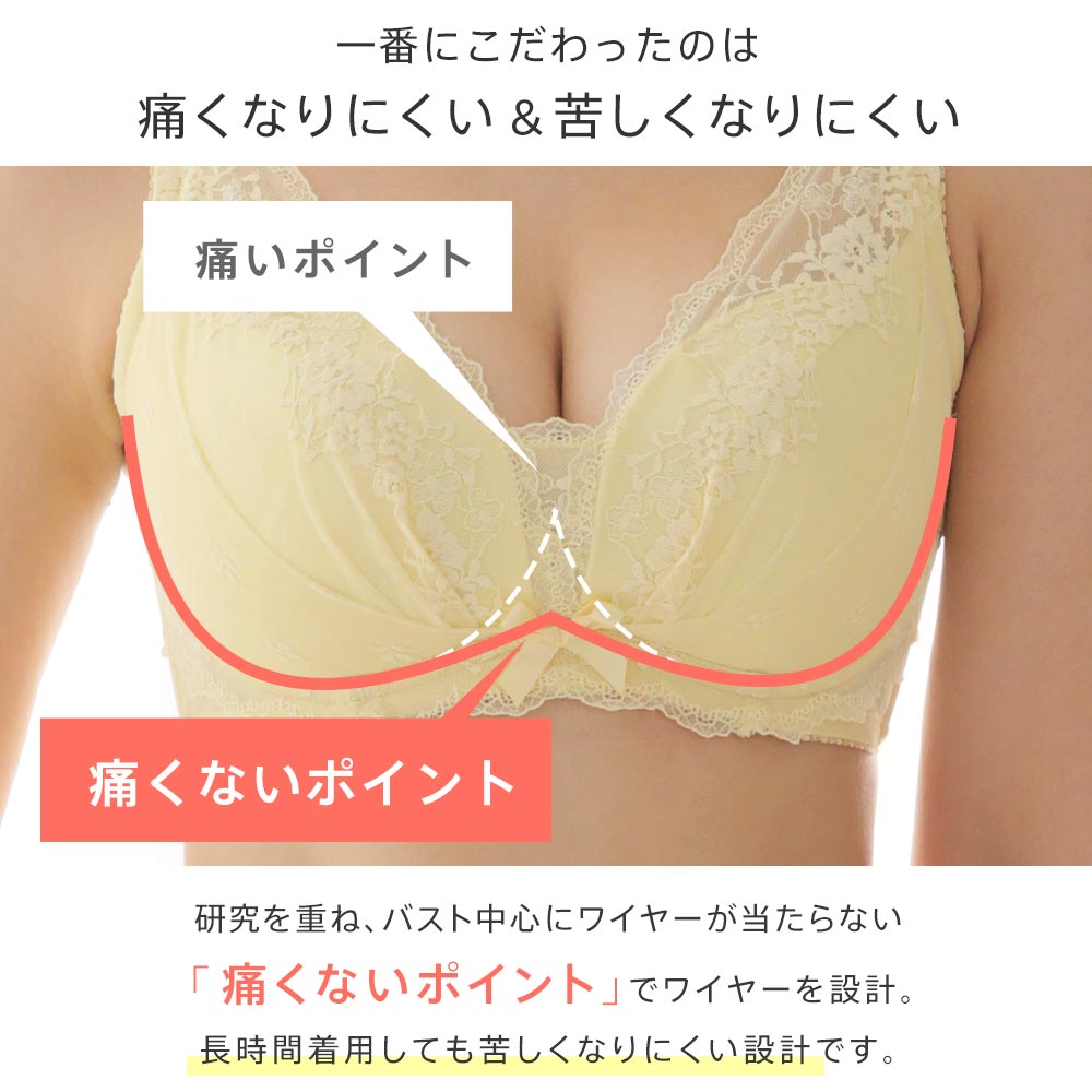 ブラジャー 大きいサイズ カシュクールレース 脇高ブラ FGHカップ 脇肉 グラマラス グラマーサイズ ブラセット ブラ 脇高 背肉 スッキリ 補整ブラ 補整下着｜aimerfeel｜11