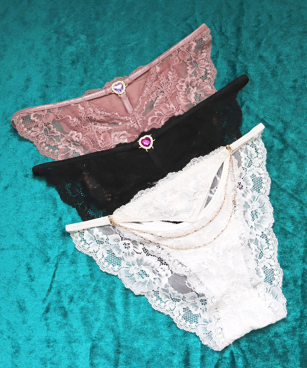 aimerfeel（エメフィール） ショーツ 単品 ハートジュエリー チェーン