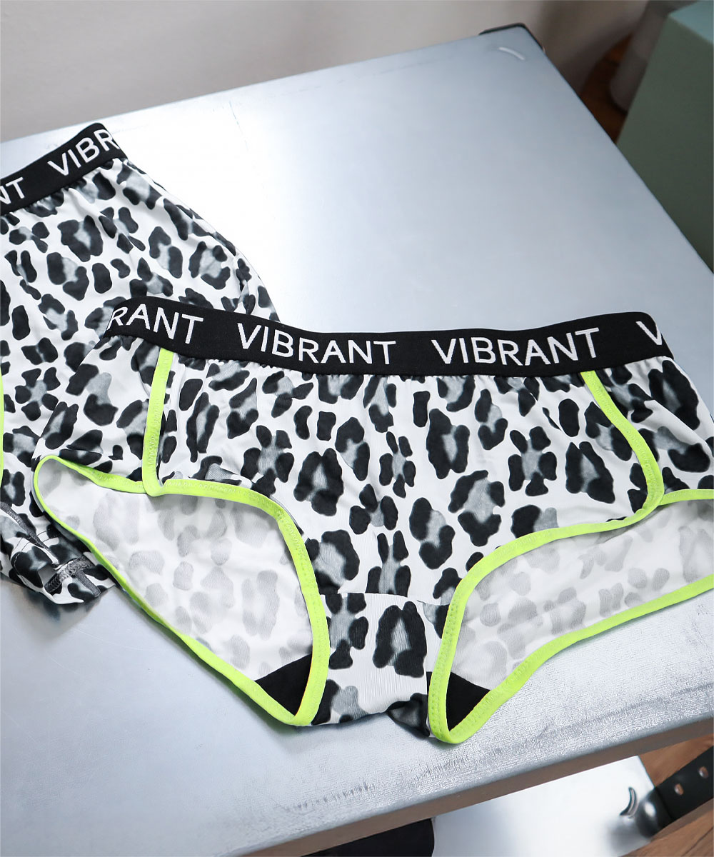 aimerfeel ルームウェア ショートパンツ ヒョウ柄ギャル ショーツ 女性 ヒョウカラー トリミング ヒップハングショーツ 下着 レディース パンティ パンツ ヒョウ柄 レオパード かわいい下着 お揃い  ペアショーツ 爆買