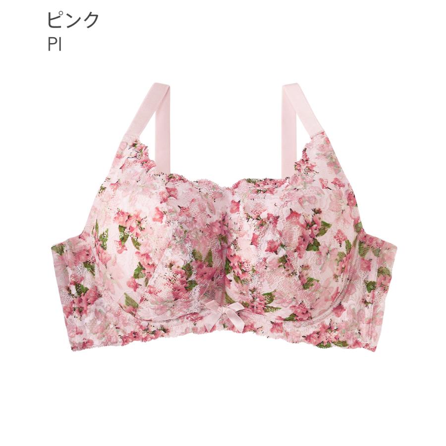 ブラジャー 単品 フラワー HIGHEST カシュクールレース脇高 単品ブラジャー FGHカップ 女性 下着 レディース aimerfeel エメフィール｜aimerfeel｜15