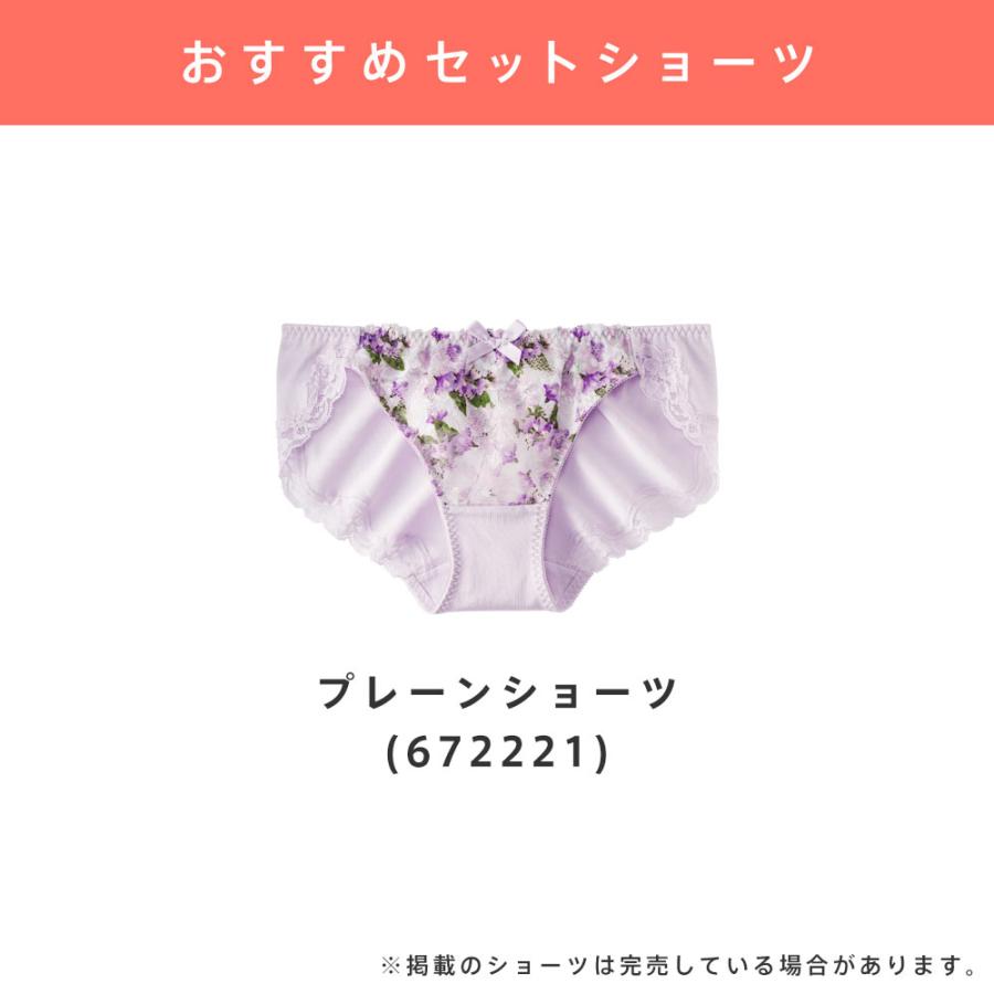 ブラジャー 単品 フラワー HIGHEST カシュクールレース脇高 単品ブラジャー FGHカップ 女性 下着 レディース aimerfeel エメフィール｜aimerfeel｜17