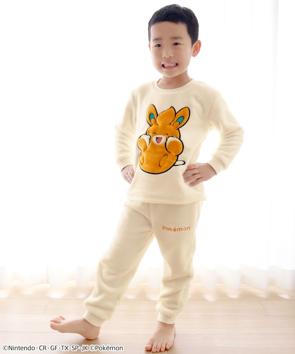 25%OFF ルームウェア ポケモン フリース kids 上下セット 女性 下着