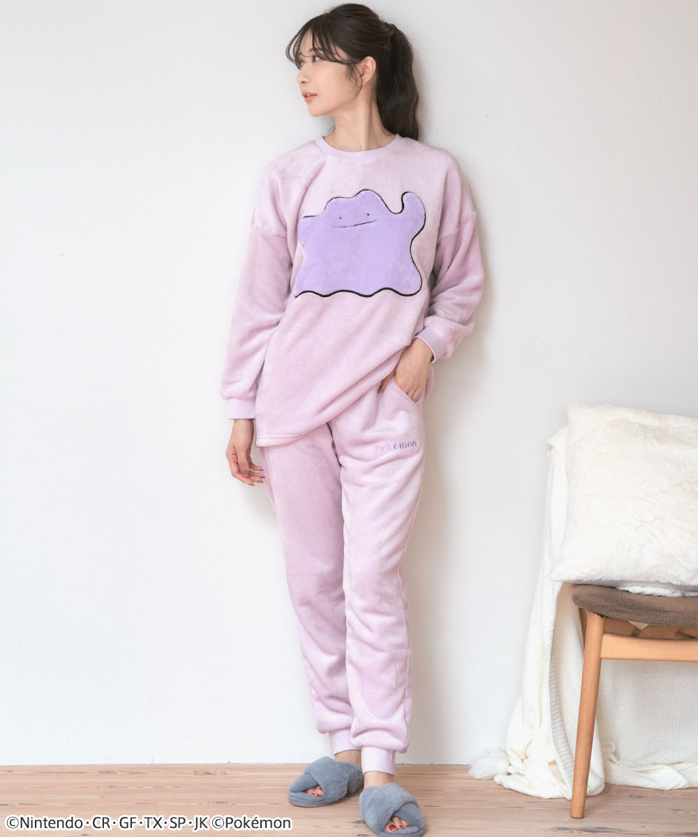 25%OFF ルームウェア ポケモン フリース 上下セット(男女兼用サイズ