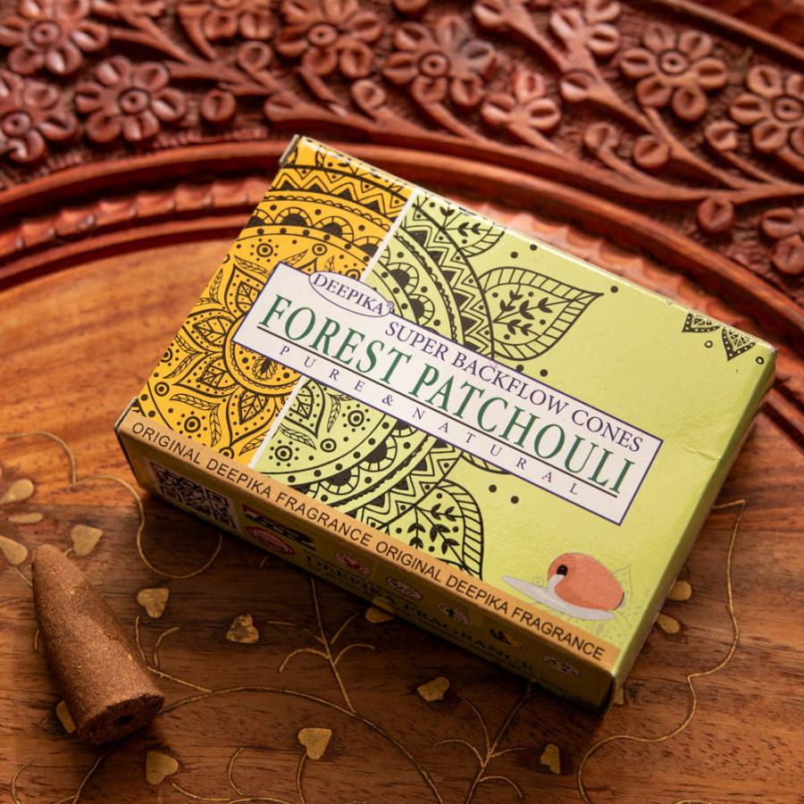 ディーピカ DEEPIKA 倒流香 お香 コーンタイプ 煙が下に流れる スーパーバックフローコーン 選べる香り ドラゴンブラッド 瞑想 癒やし インド香 |  | 03