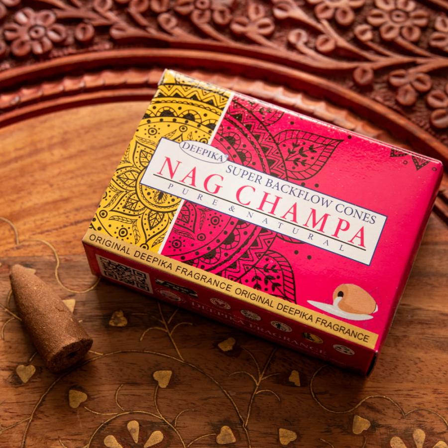 ディーピカ DEEPIKA 倒流香 お香 コーンタイプ 煙が下に流れる スーパーバックフローコーン 選べる香り ドラゴンブラッド 瞑想 癒やし インド香 |  | 06