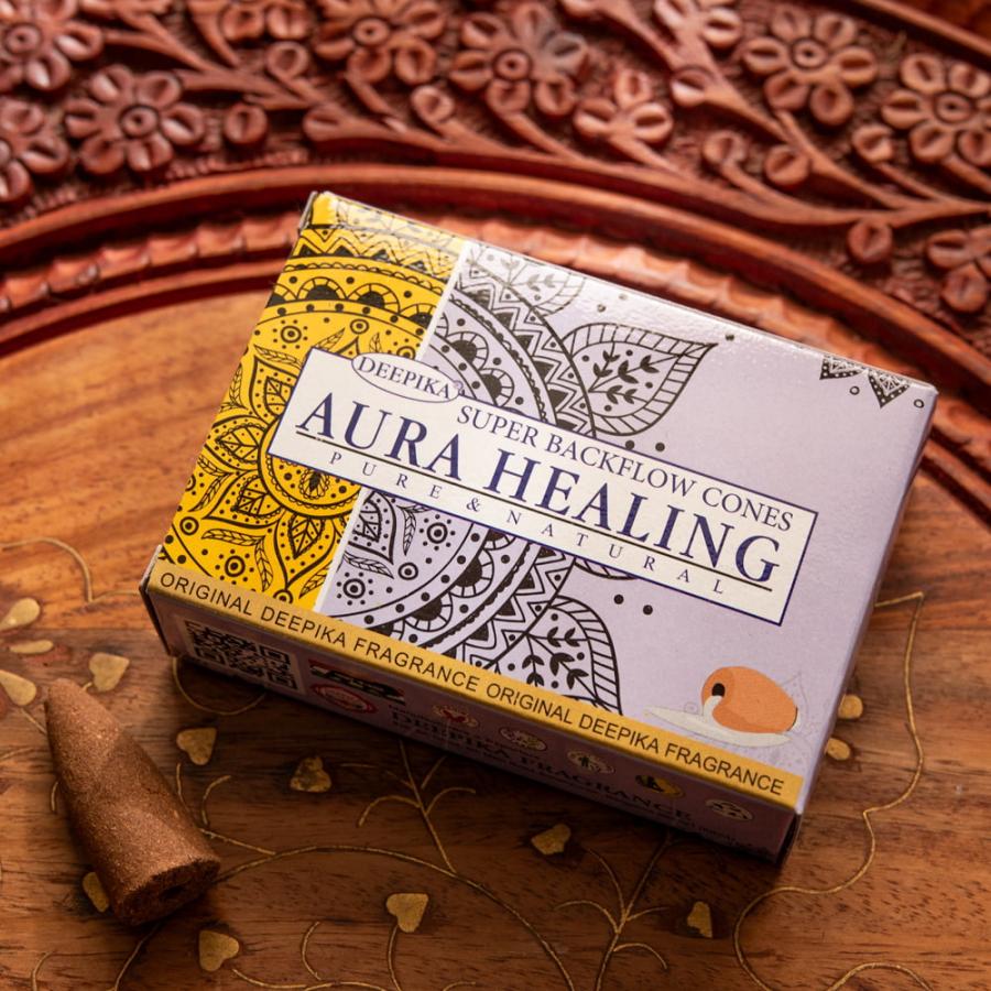 ディーピカ DEEPIKA 倒流香 お香 コーンタイプ 煙が下に流れる スーパーバックフローコーン 選べる香り ドラゴンブラッド 瞑想 癒やし インド香 |  | 02