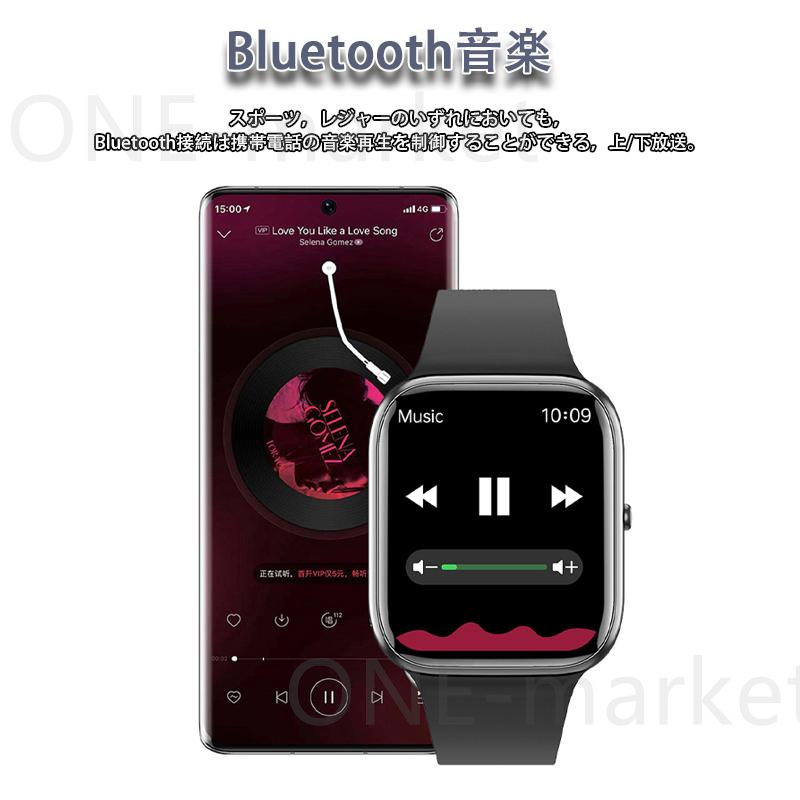 2023 血糖値測定付き」スマートウォッチ Bluetooth通話 日本製センサー