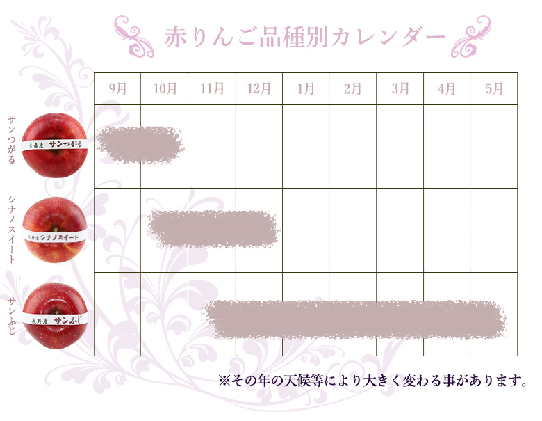 【送料無料】【美味 りんご 2種 食べ比べ ギフト セット (中玉6個)】リンゴ 林檎 フルーツ｜aino-kajitu｜05