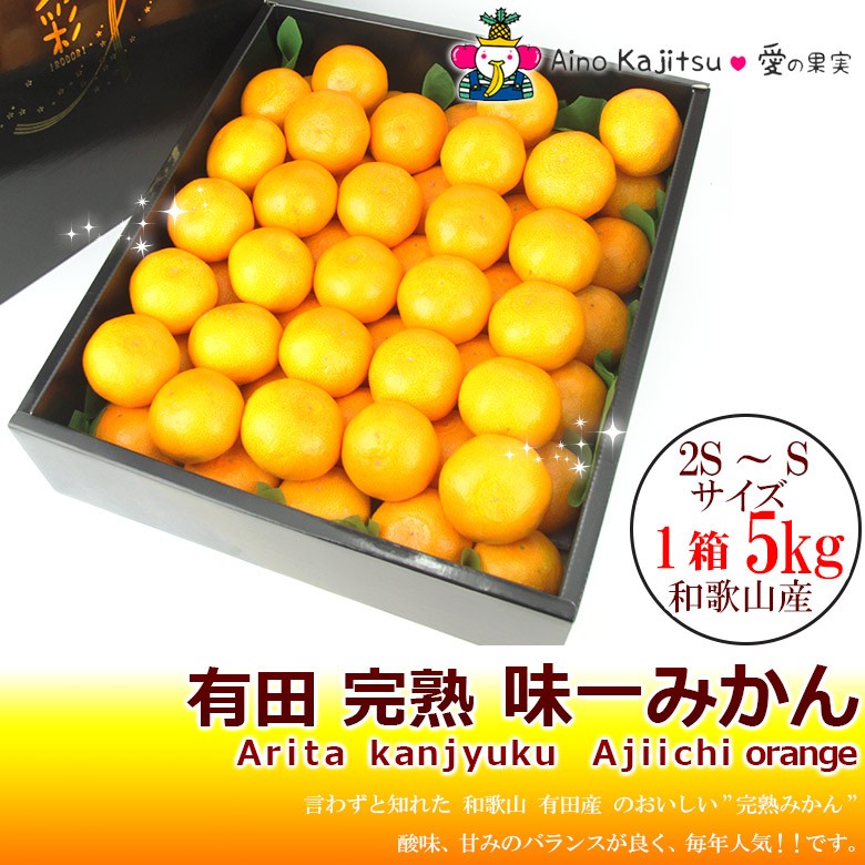 みかん 小玉 フルーツ ギフト お歳暮 お年賀 有田 完熟「味一 みかん