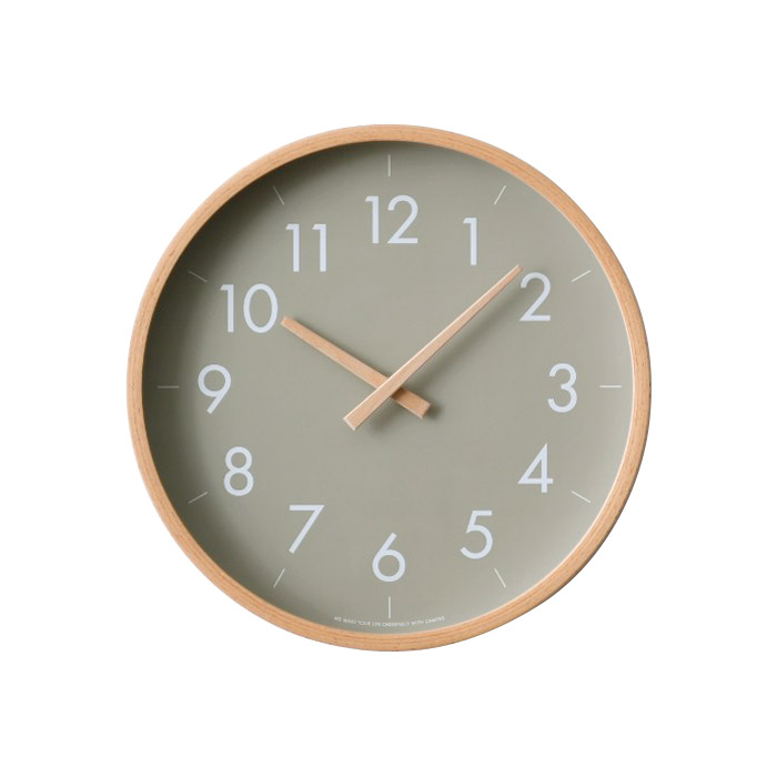 壁掛け時計 掛け時計 おしゃれ 北欧 シンプル ナチュラル ウォールクロック かけ時計 掛時計 天然木 静音 インテリア 直径31cm Lサイズ｜air-r｜02